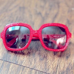 Red Gem Valentino Sunglasses